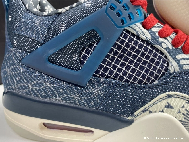 Official Maikesneakers SE Sashiko Retro Jordan 4 CW0898-400 Air 0722